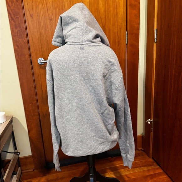 Ami Paris Grey Hoodie with Heart Emblem - Picture 3 of 8